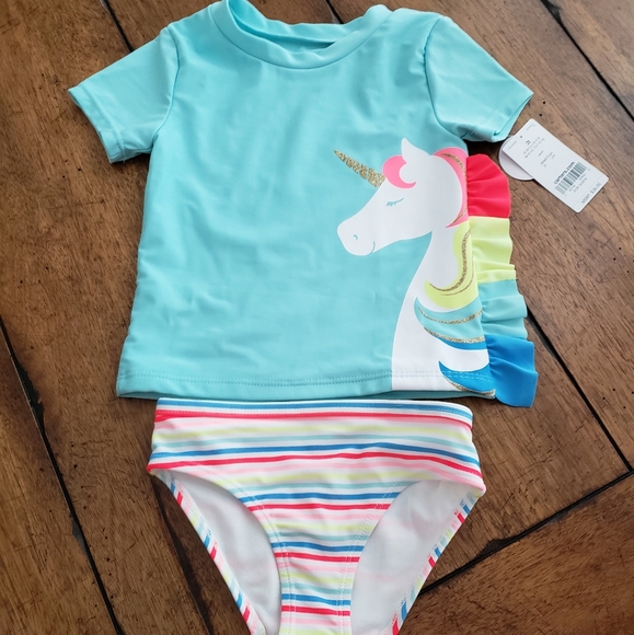 carter's unicorn swimsuit